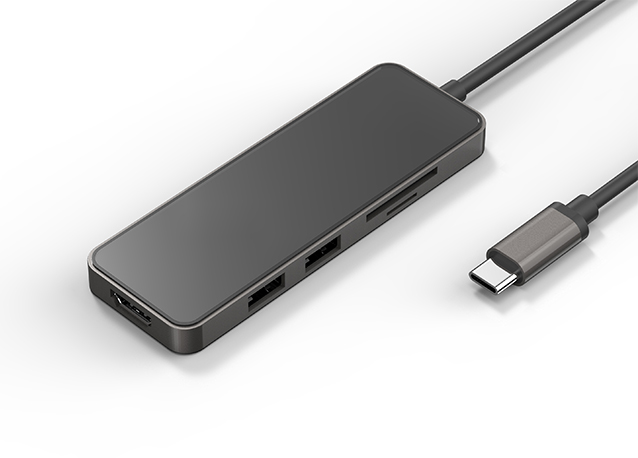 5 in 1 USB-C to HDMI Card reader Adapter